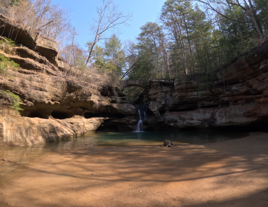 Upper Falls at Old Man's Cave